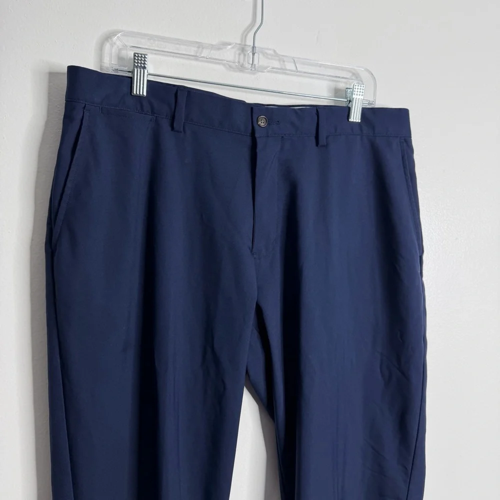 Polo Ralph Lauren Men's Navy Active Performance Pant 36 x 32 Gold Casual Preppy‎